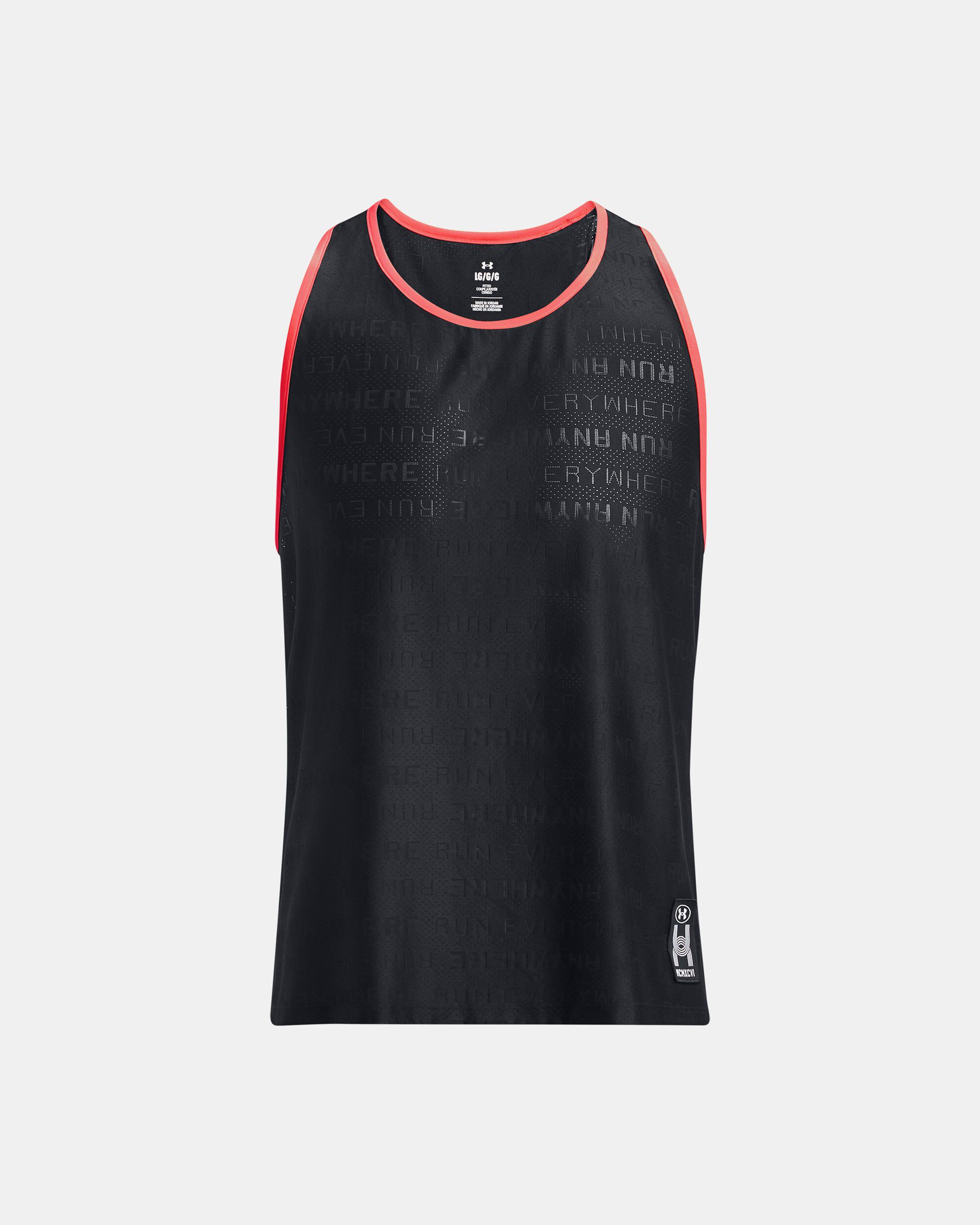 Under Armour Men s UA Run Everywhere Singlet Black in KSA