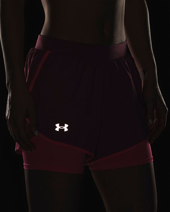 Women's UA Fly-By 2.0 2-in-1 Shorts image number 3