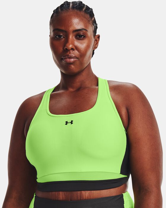 Women's Armour® Mid Crossback Long Line Sports Bra image number 3