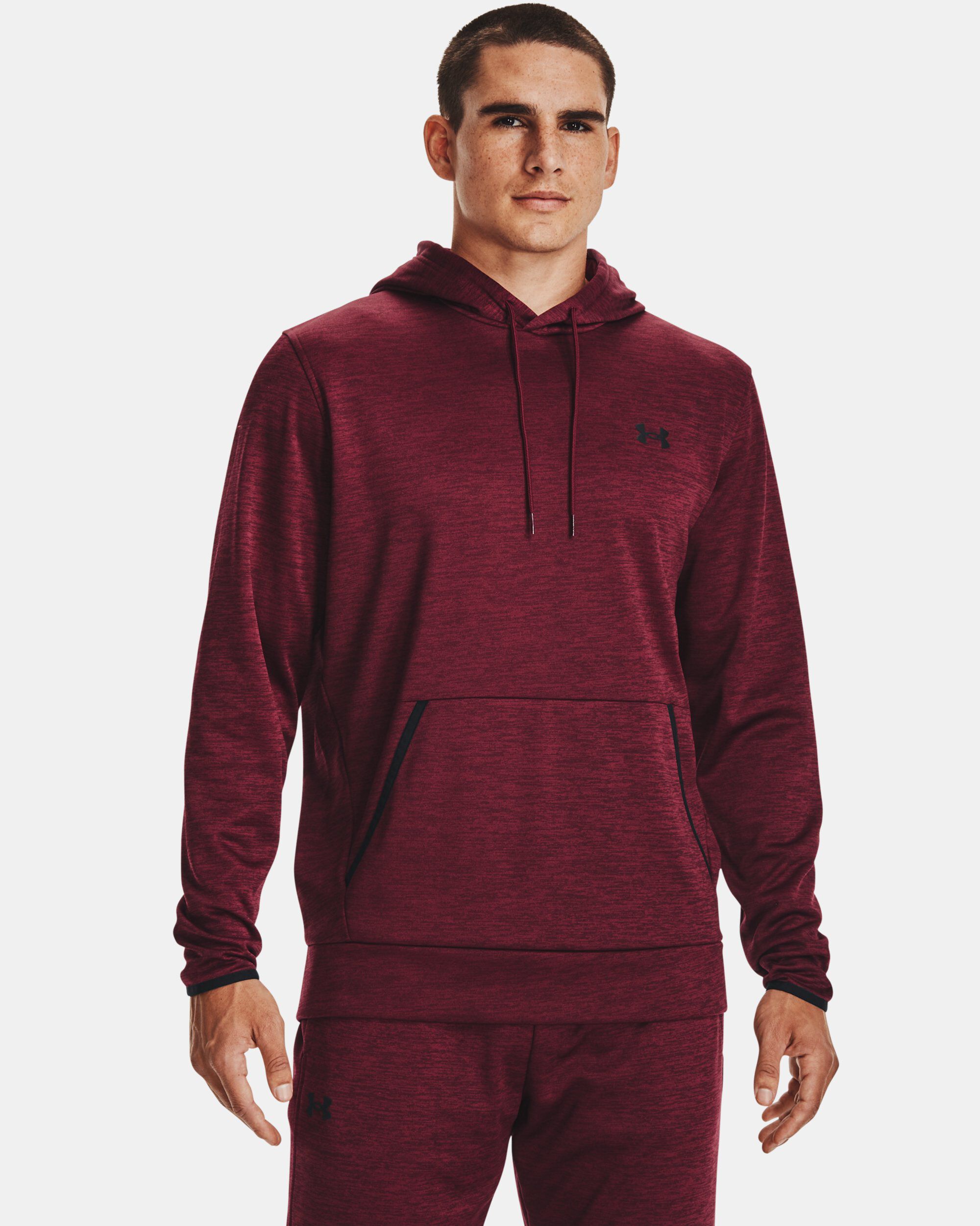 Under Armour Men s Armour Fleece Twist Hoodie Red in KSA