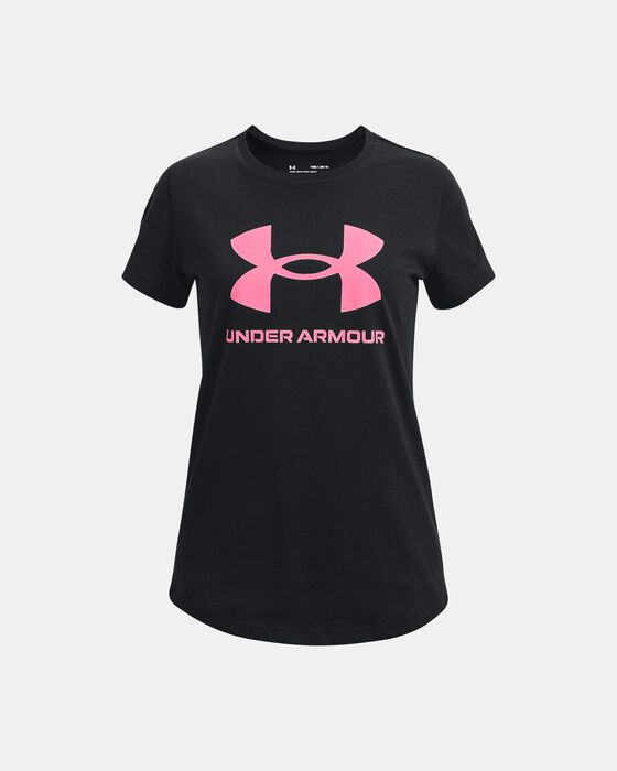 Girls' UA Sportstyle Graphic Short Sleeve image number 0