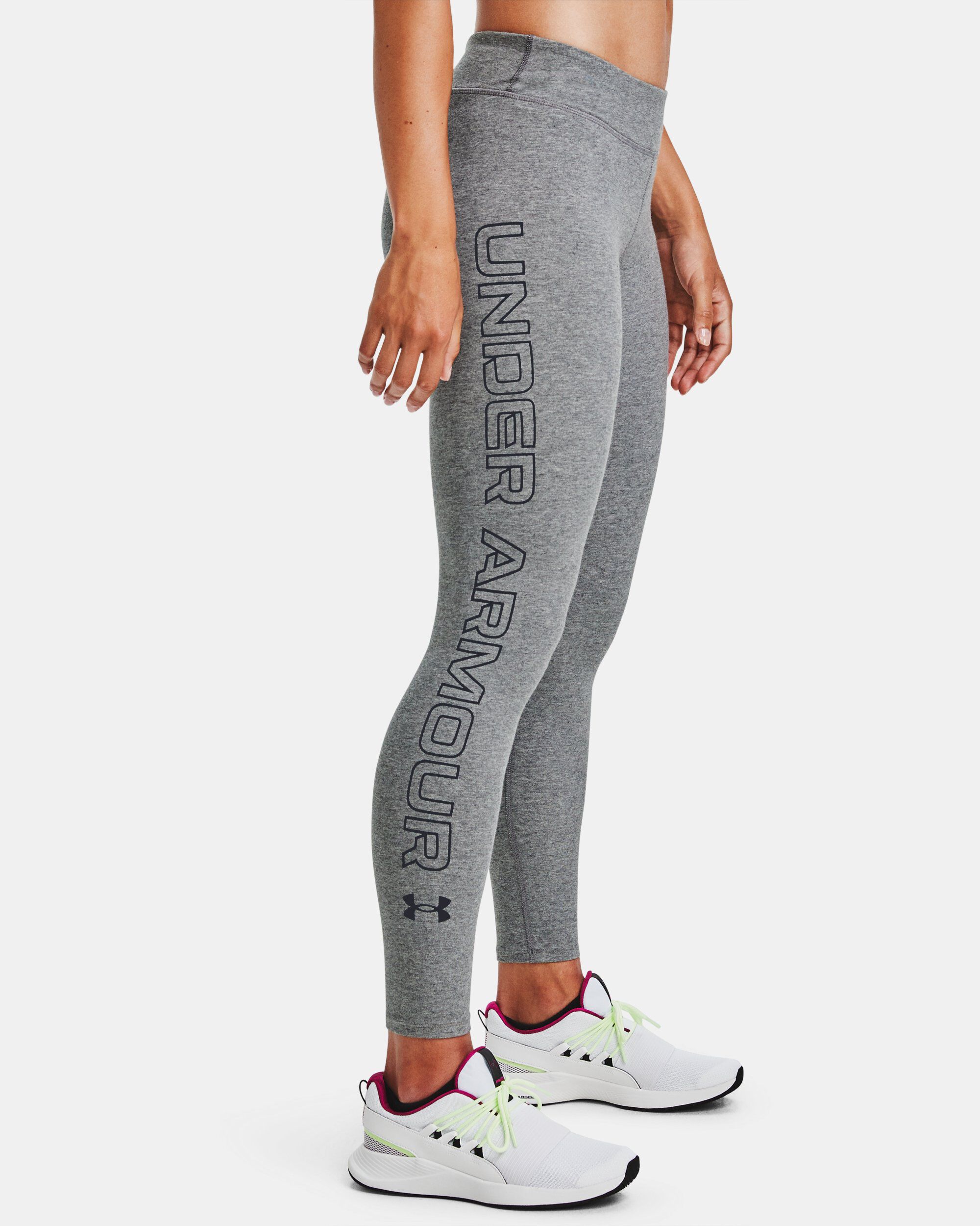 Under armour wordmark hot sale leggings