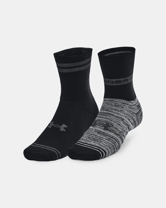 Unisex UA Essential Hi Lo Socks 2-Pack Unisex UA Essential Hi Lo Socks 2-Pack image number 0