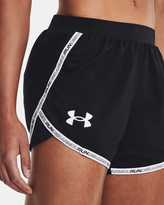 Women's UA Fly-By 2.0 Brand Shorts image number 3