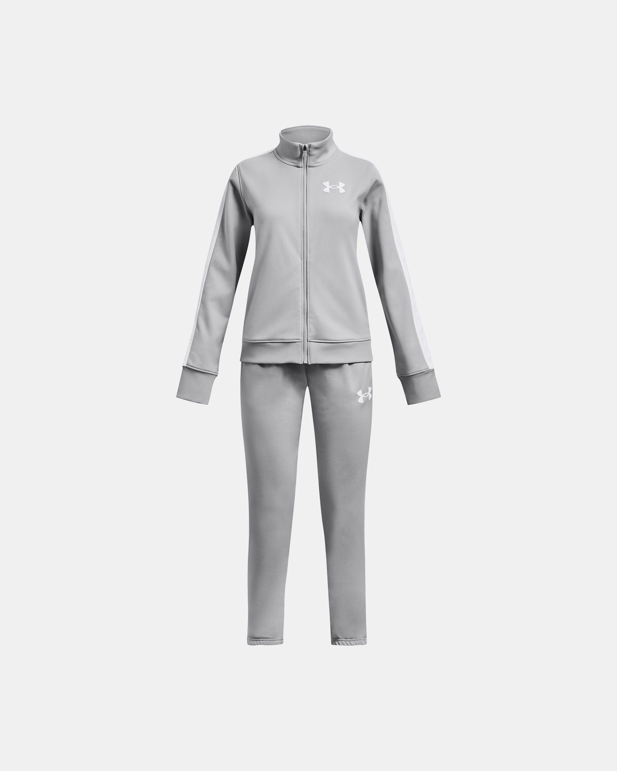 Under Armour Girls UA Knit Track Suit Grey in KSA