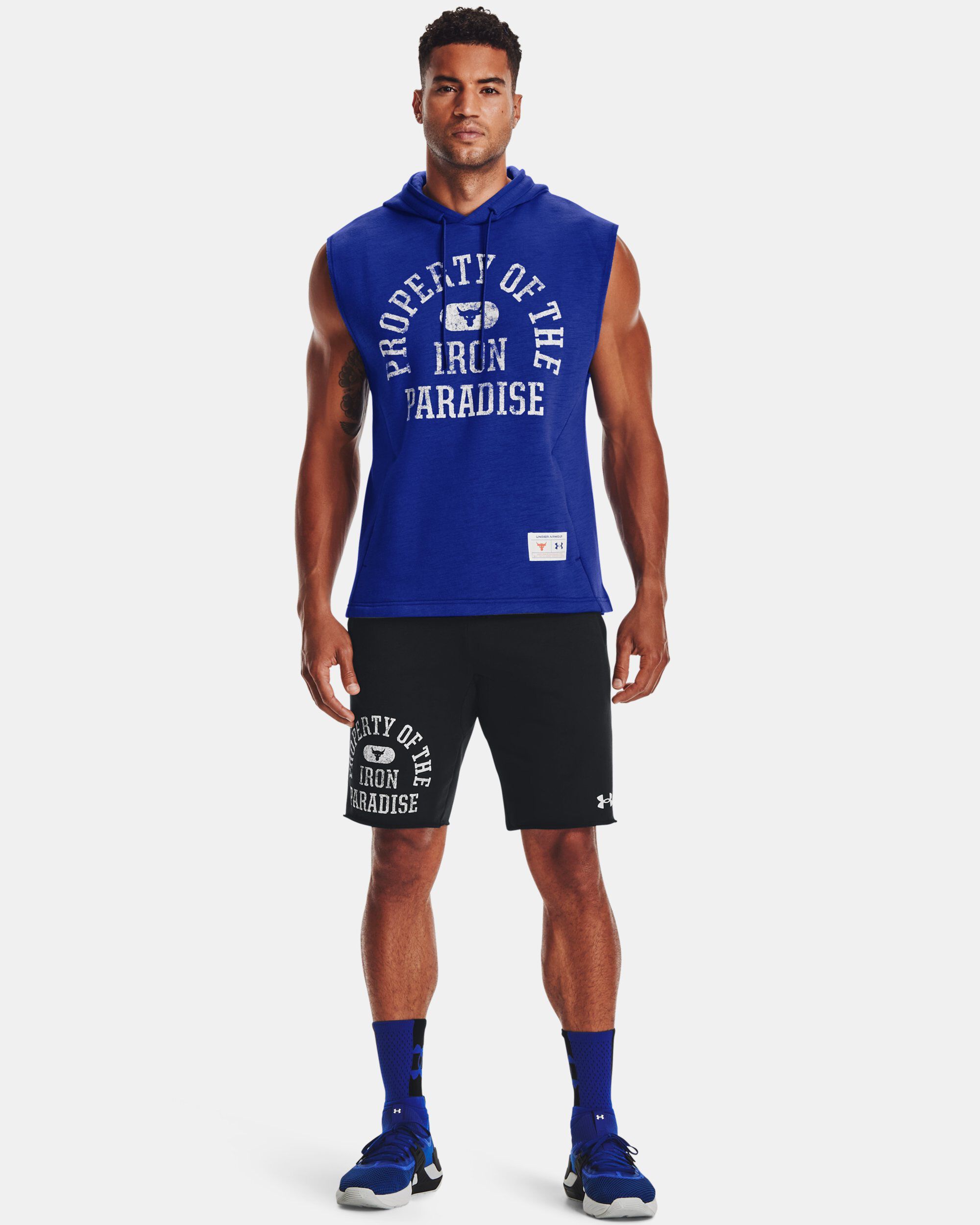 Under armour cut off cheap sweatshirt