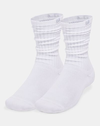 Unisex UA Sportstyle Cotton Scrunch 2-Pack Crew Socks