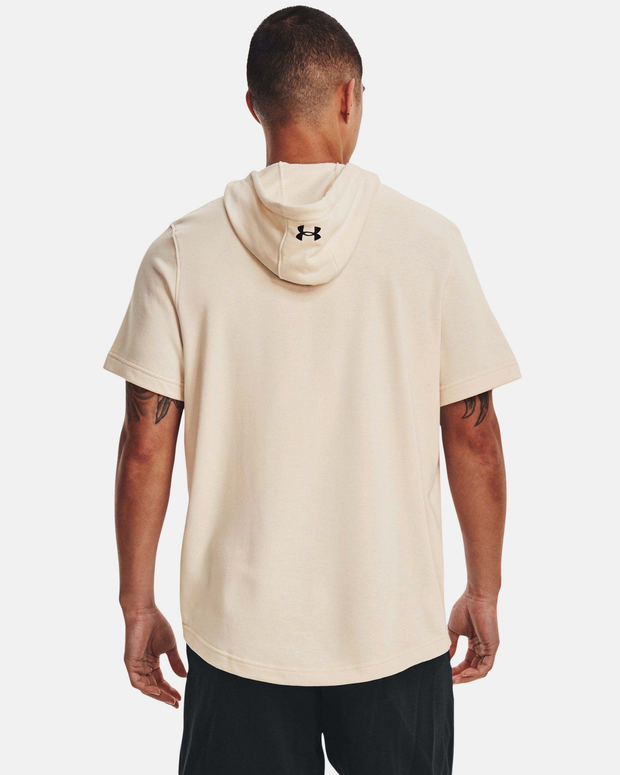 Men s Project Rock Terry Short Sleeve Hoodie
