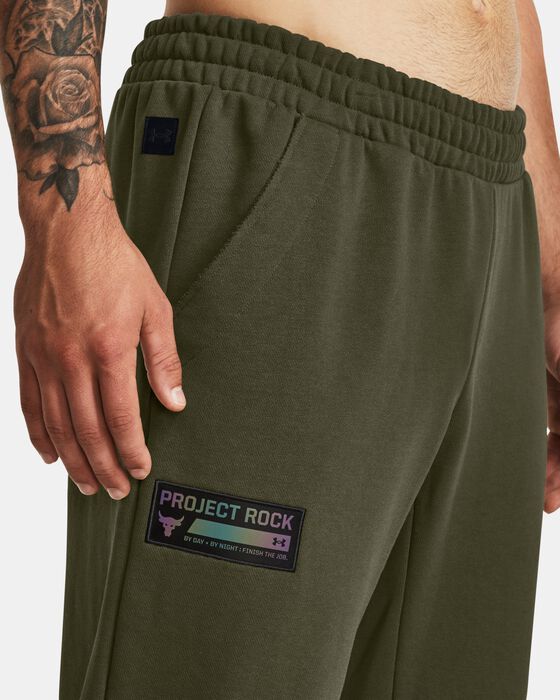 Men's Project Rock Heavyweight Terry Pants image number 3