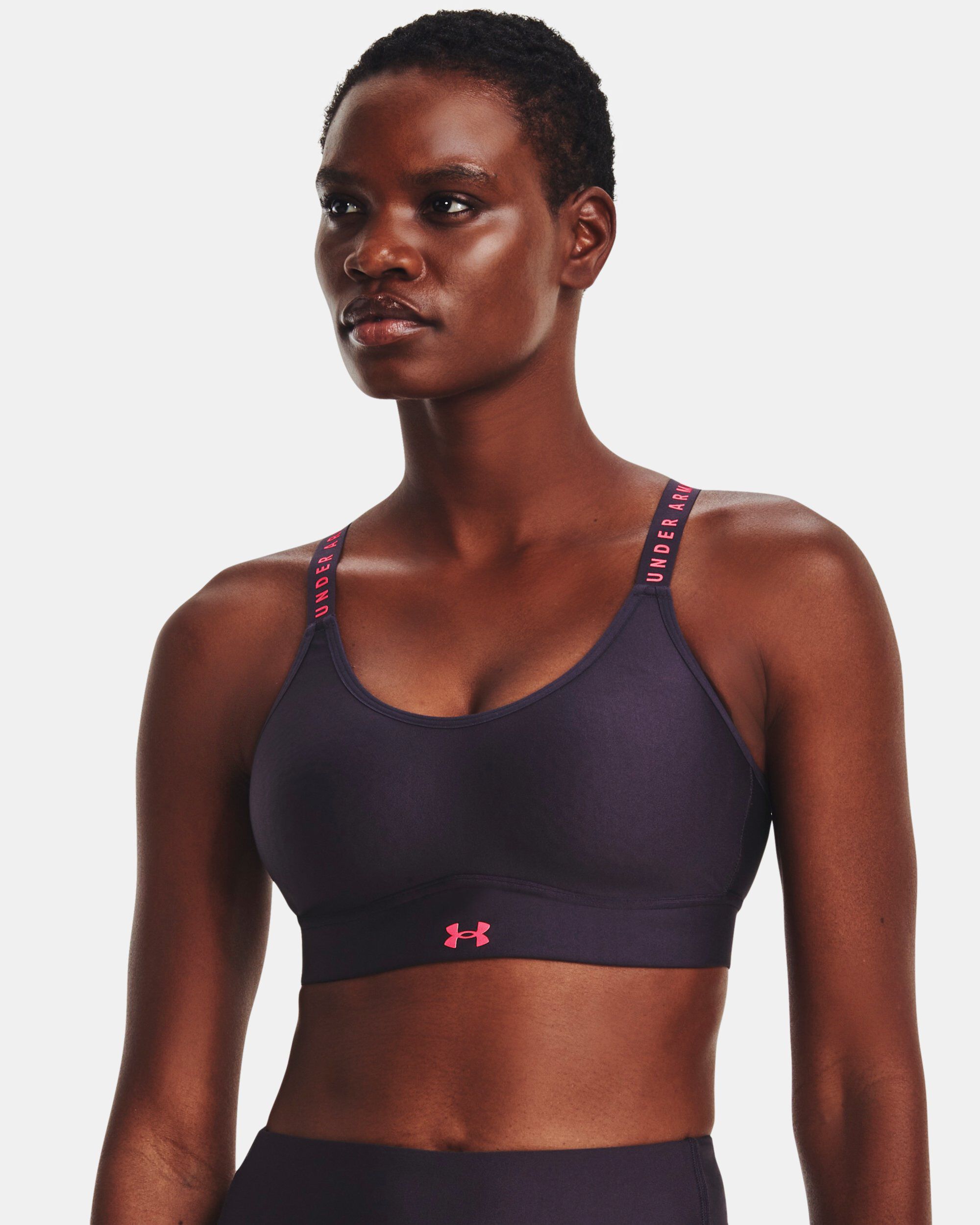 Women's ua infinity mid heather sports bra sales
