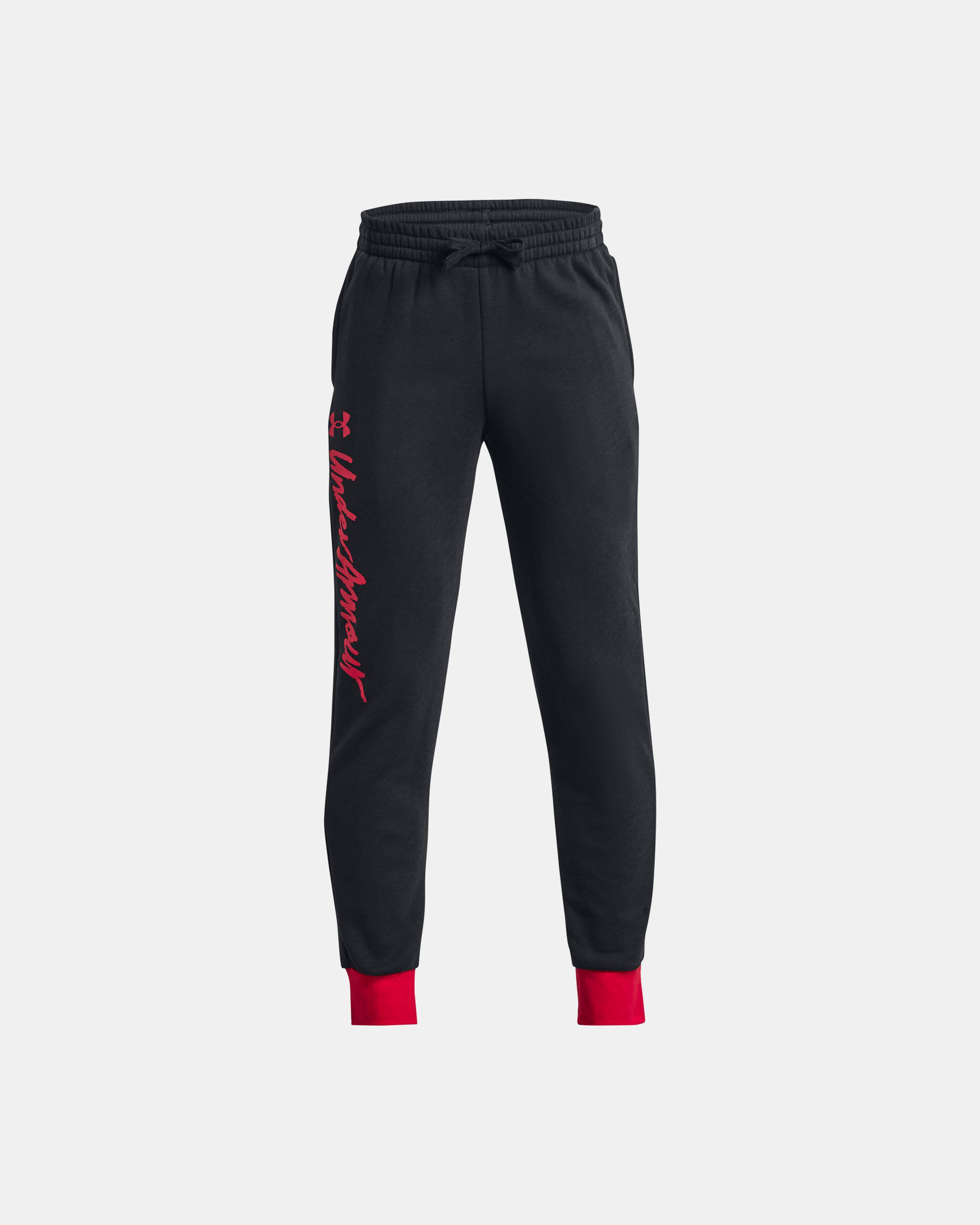Under armour rival fleece script jogger on sale