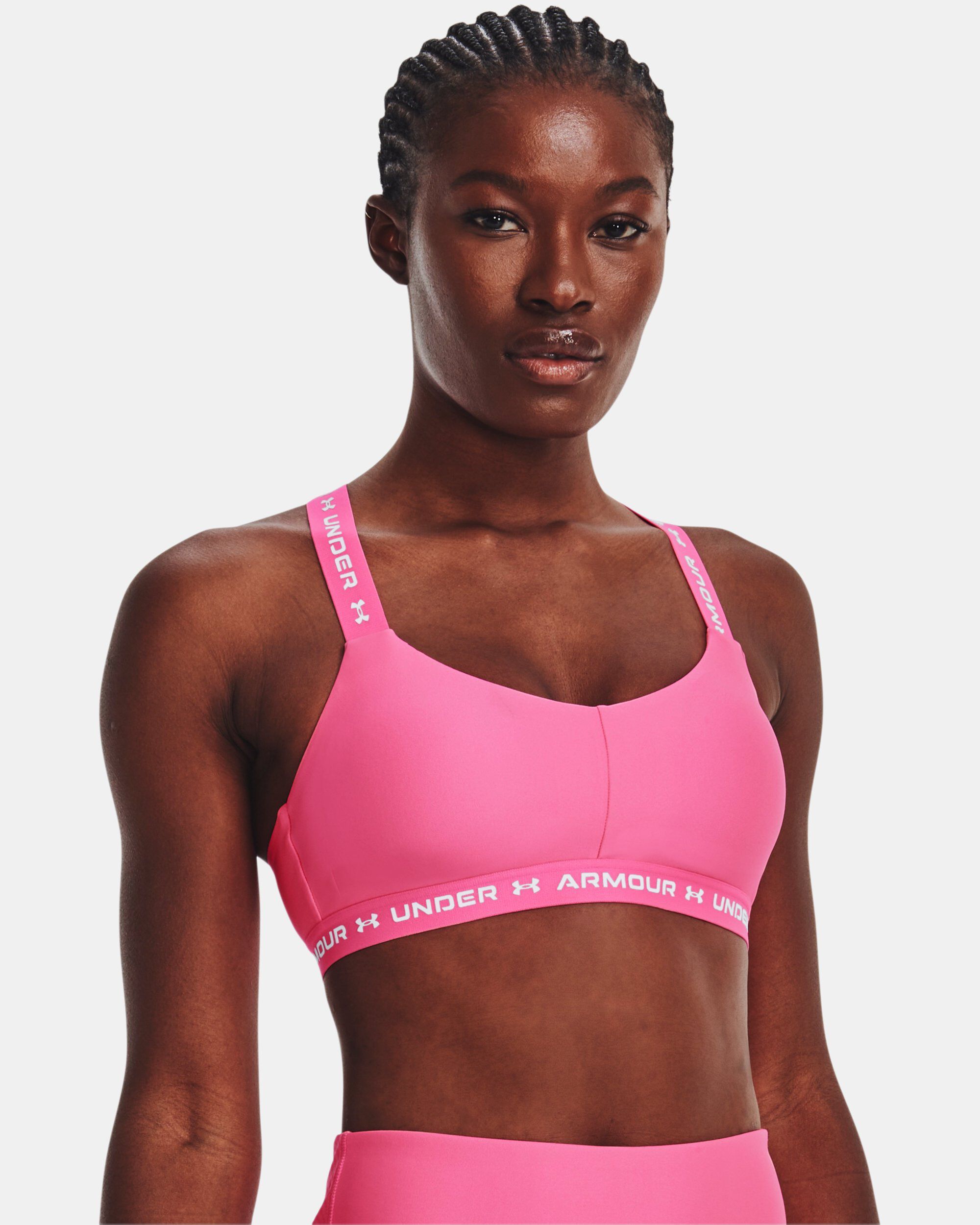 Under armour women's strappy wordmark shop sport bralette