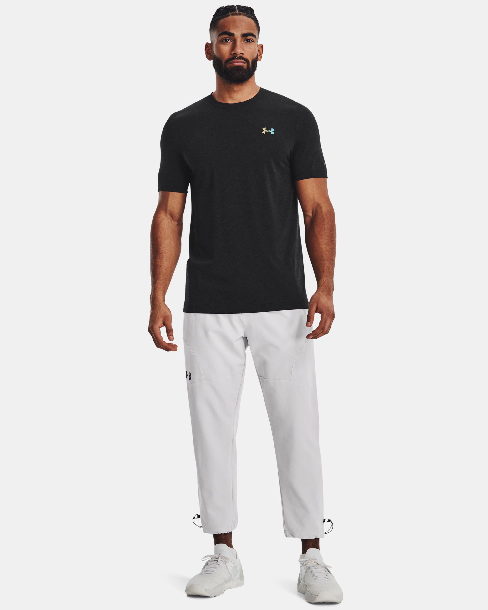 Under Armour Men s UA Unstoppable Crop Pants Grey in KSA