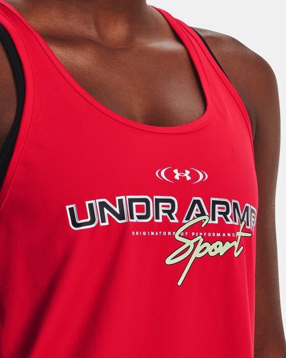 Women's UA Knockout Graphic Tank image number 3