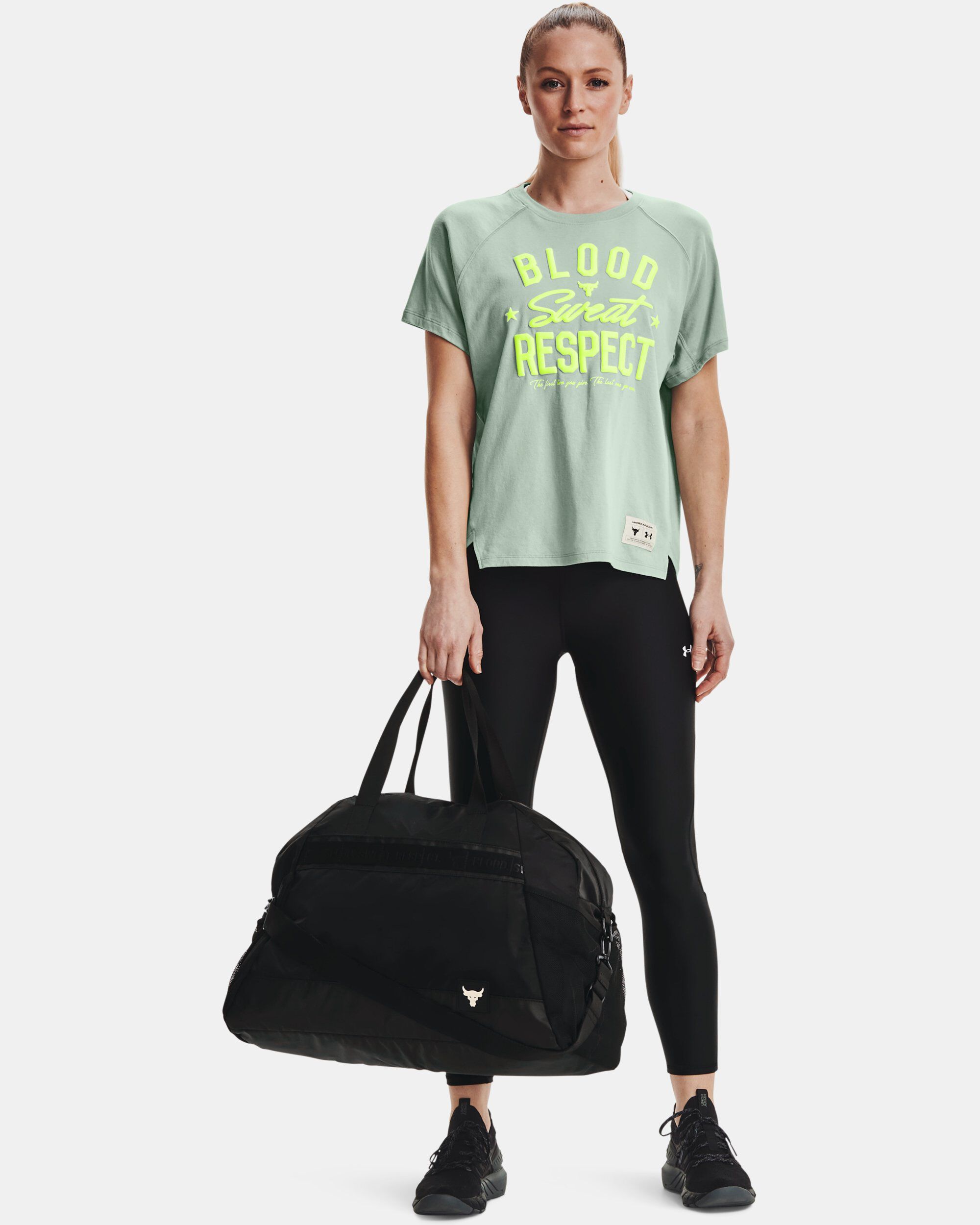 Under Armour Women s Project Rock Gym Bag Black in KSA