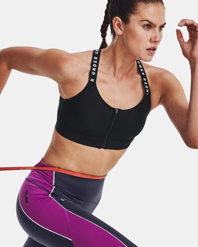 Women's UA Infinity High Zip Sports Bra