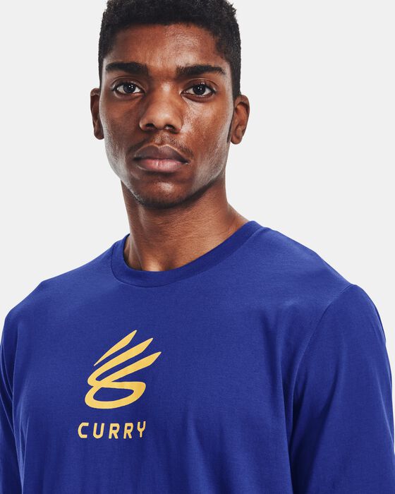 Men's Curry UNDRTD Splash T-Shirt image number 4