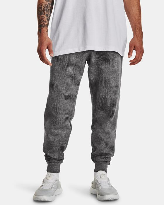 Men's UA Rival Fleece Printed Joggers image number 0