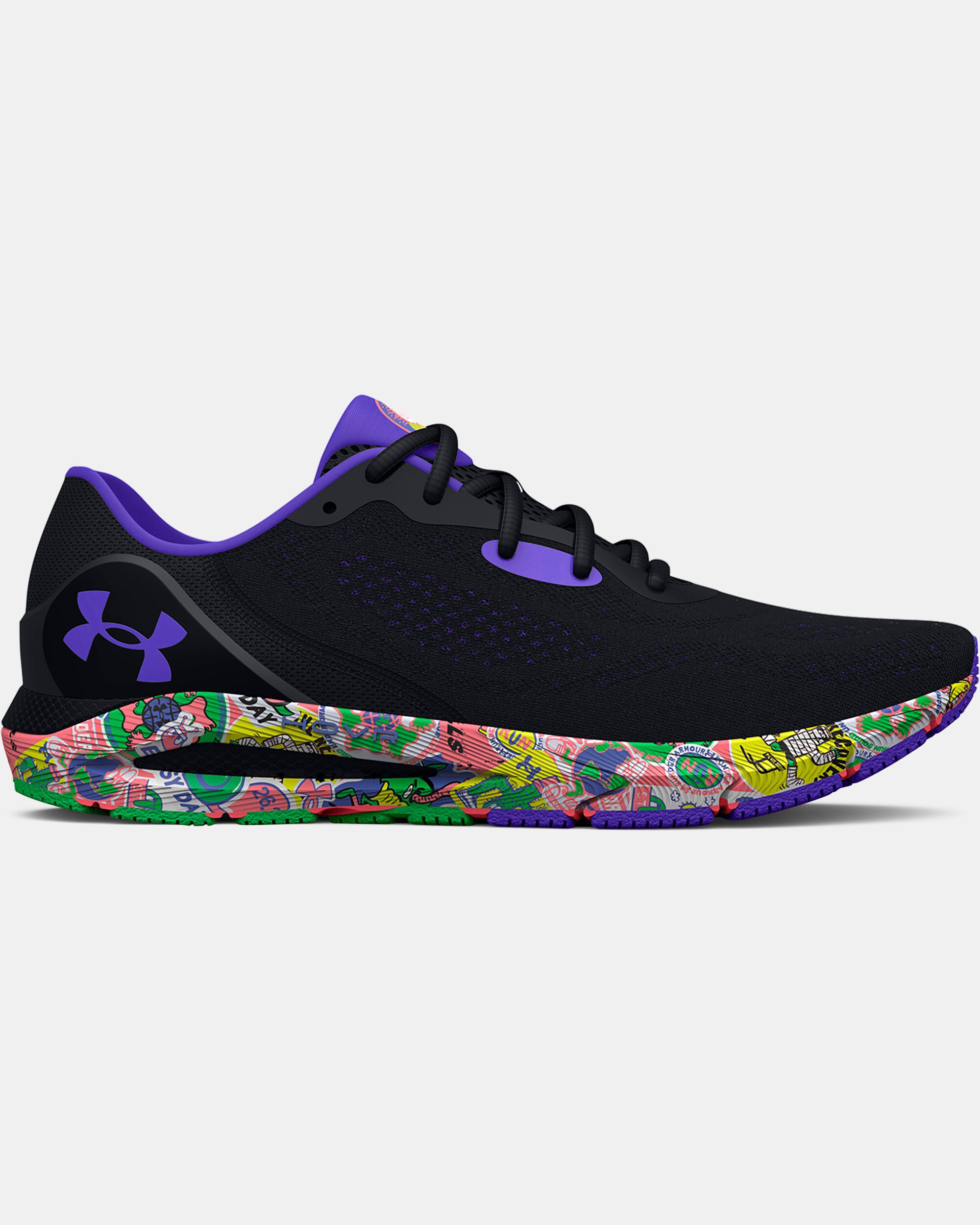 Under Armour Men s UA HOVR Sonic 5 Run Squad Running Shoes Black