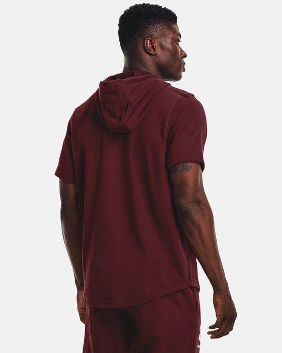 Men's UA Rival Terry Short Sleeve Hoodie image number 1