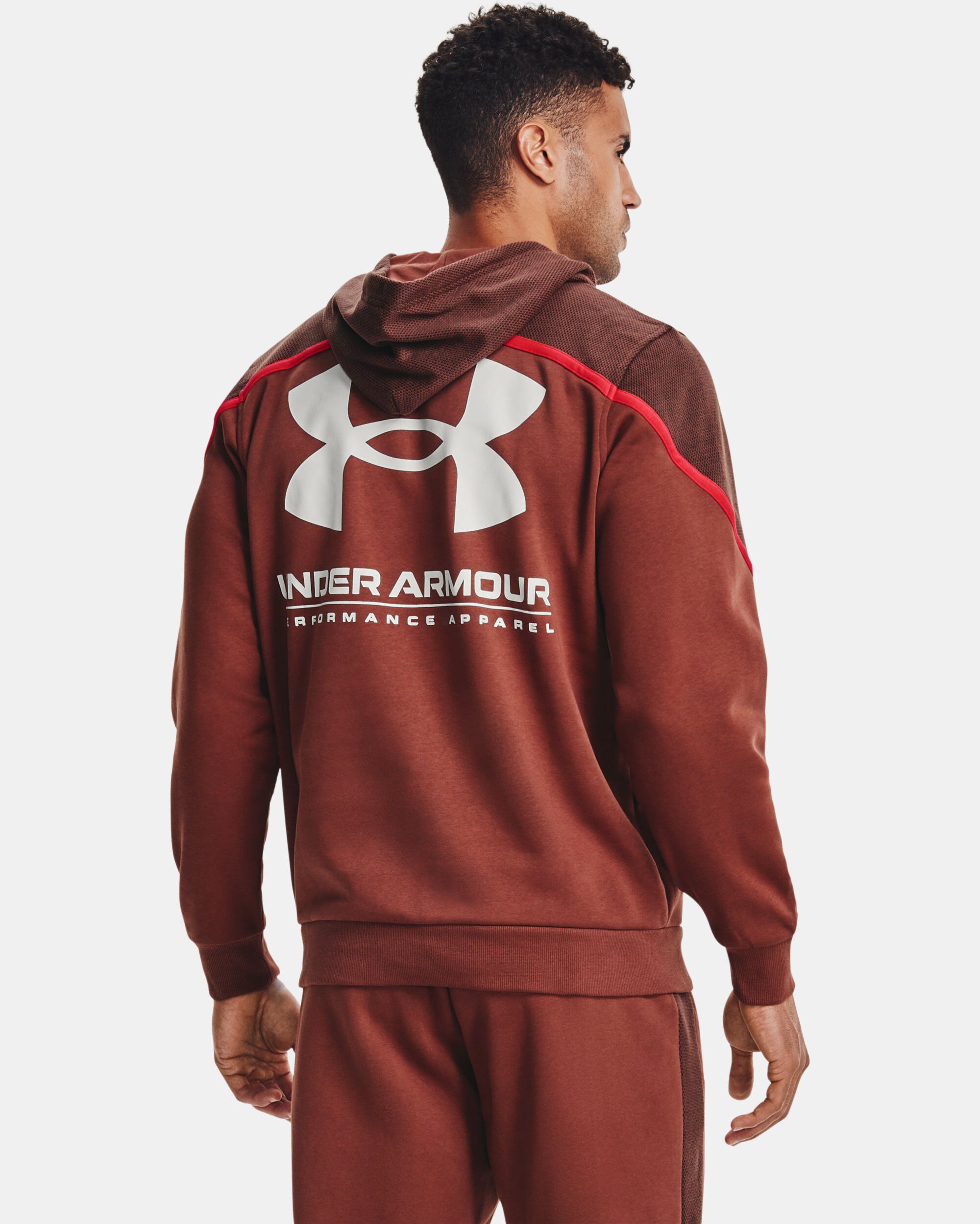 Men's ua rival fleece amp hoodie hotsell