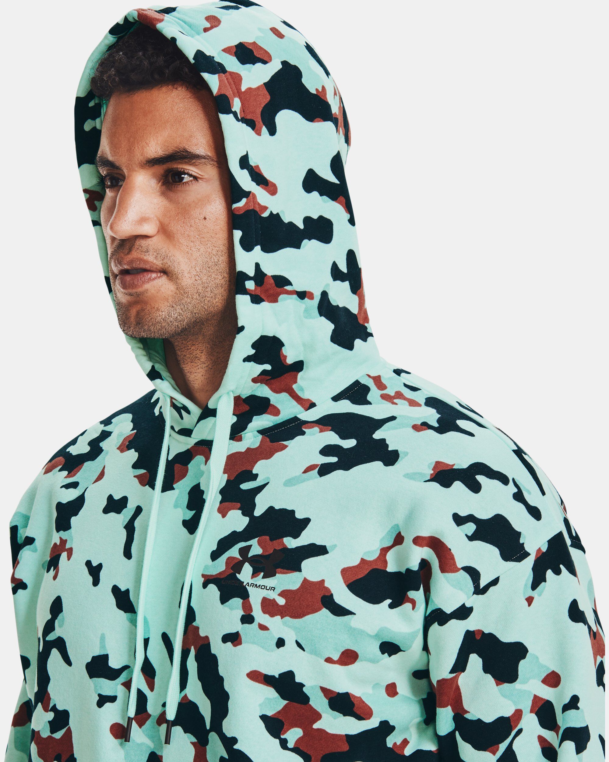 Nike blue store camouflage hoodie