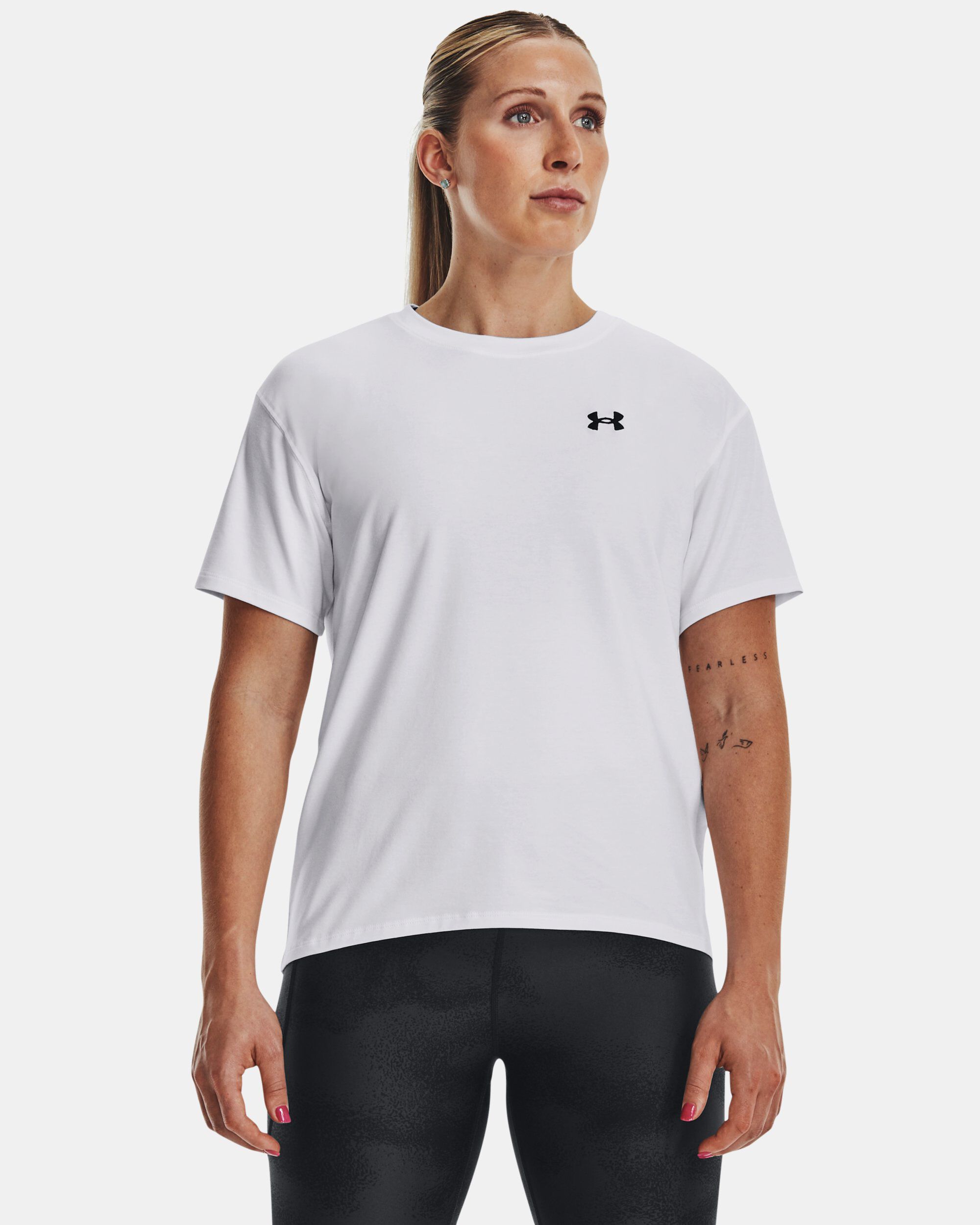 Under armour hot sale cotton stretch undershirt