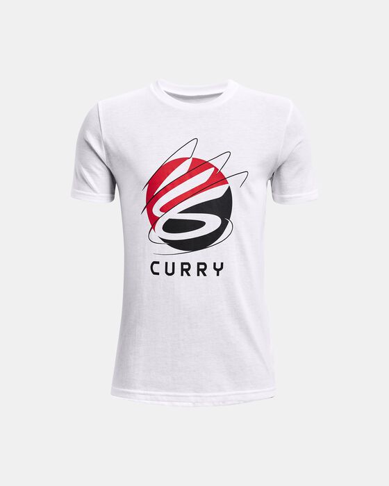 Boys' Curry Logo Short Sleeve image number 0