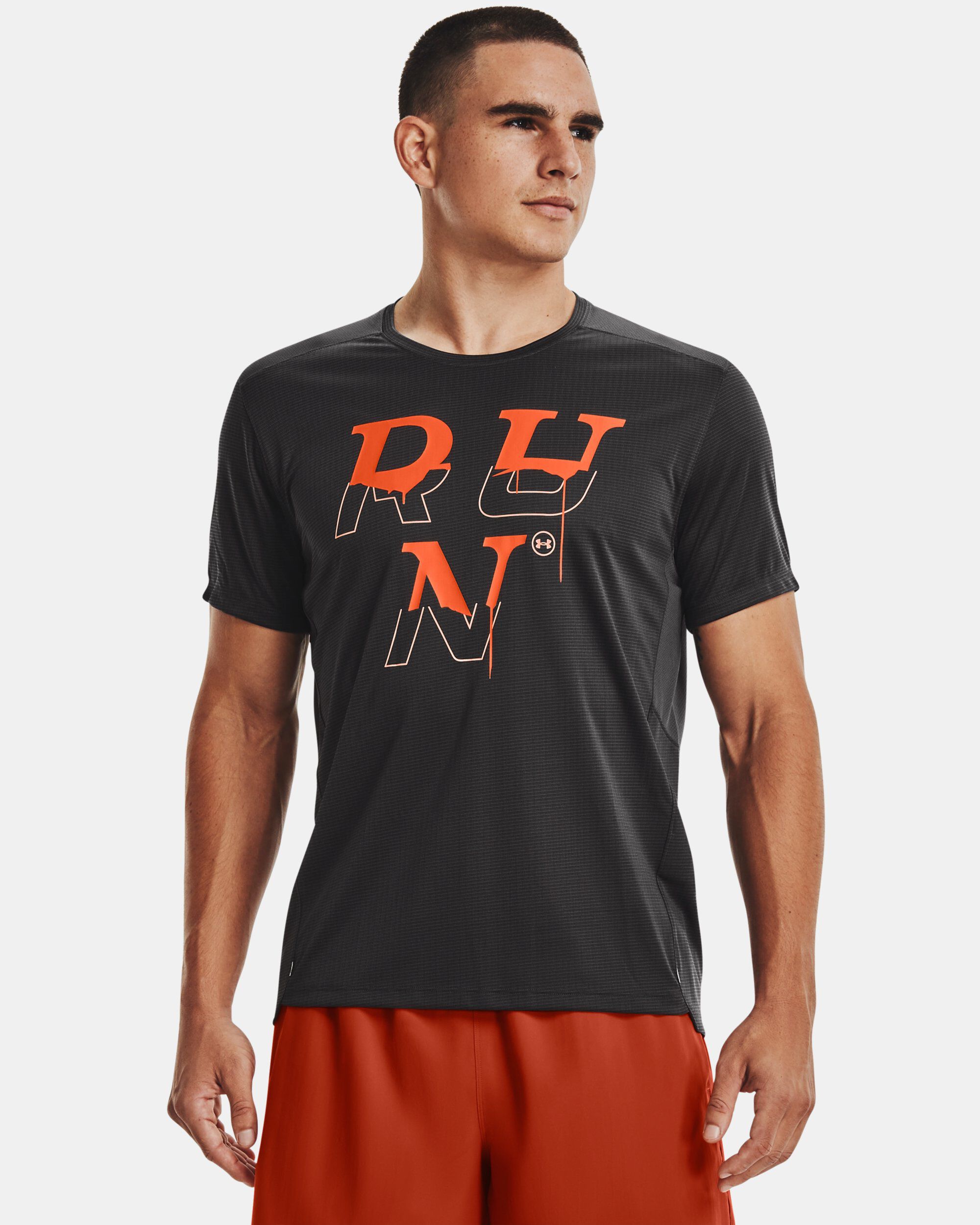 Under Armour Men s UA Speed Stride 2.0 T Shirt Grey in KSA