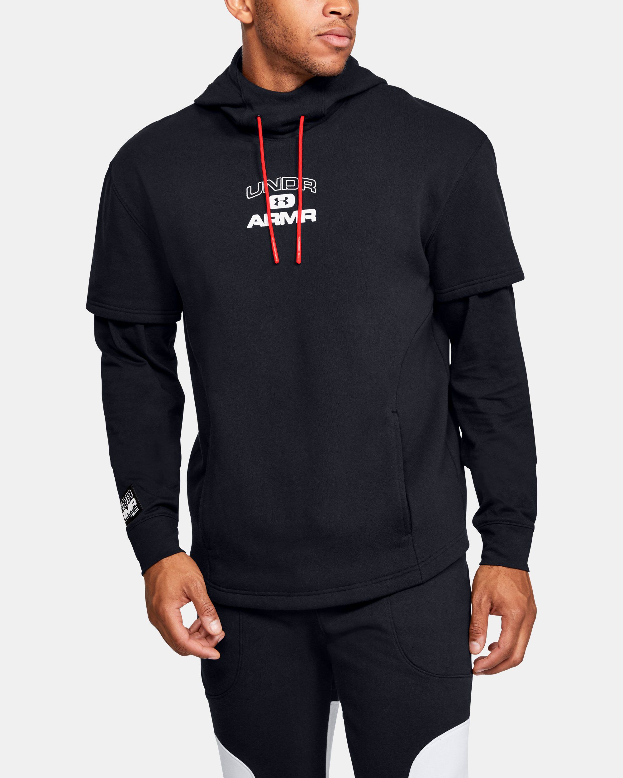 Under Armour Men s UA Moments Fleece Hoodie Black in KSA