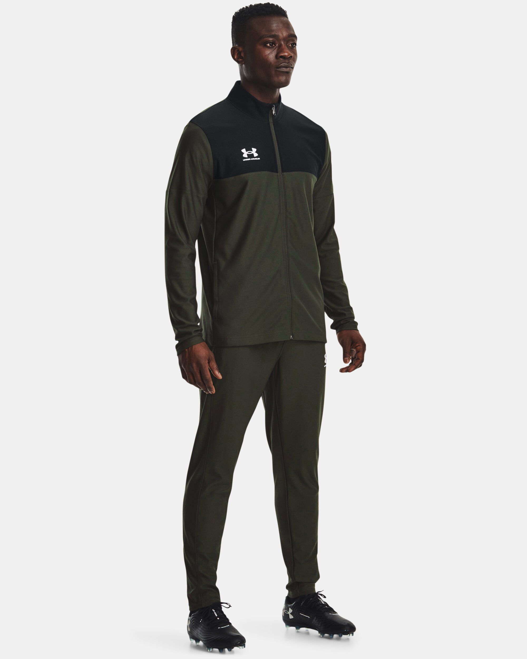 Green under armour tracksuit discount