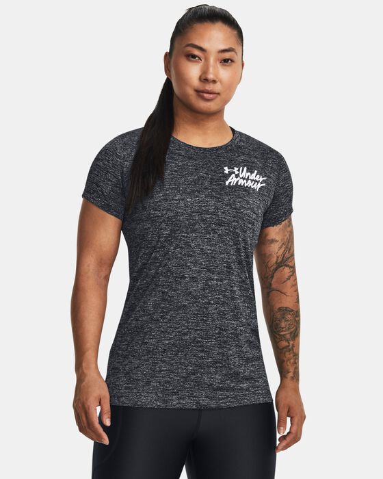 Women's UA Techâ„¢ Twist Graphic Short Sleeve image number 0