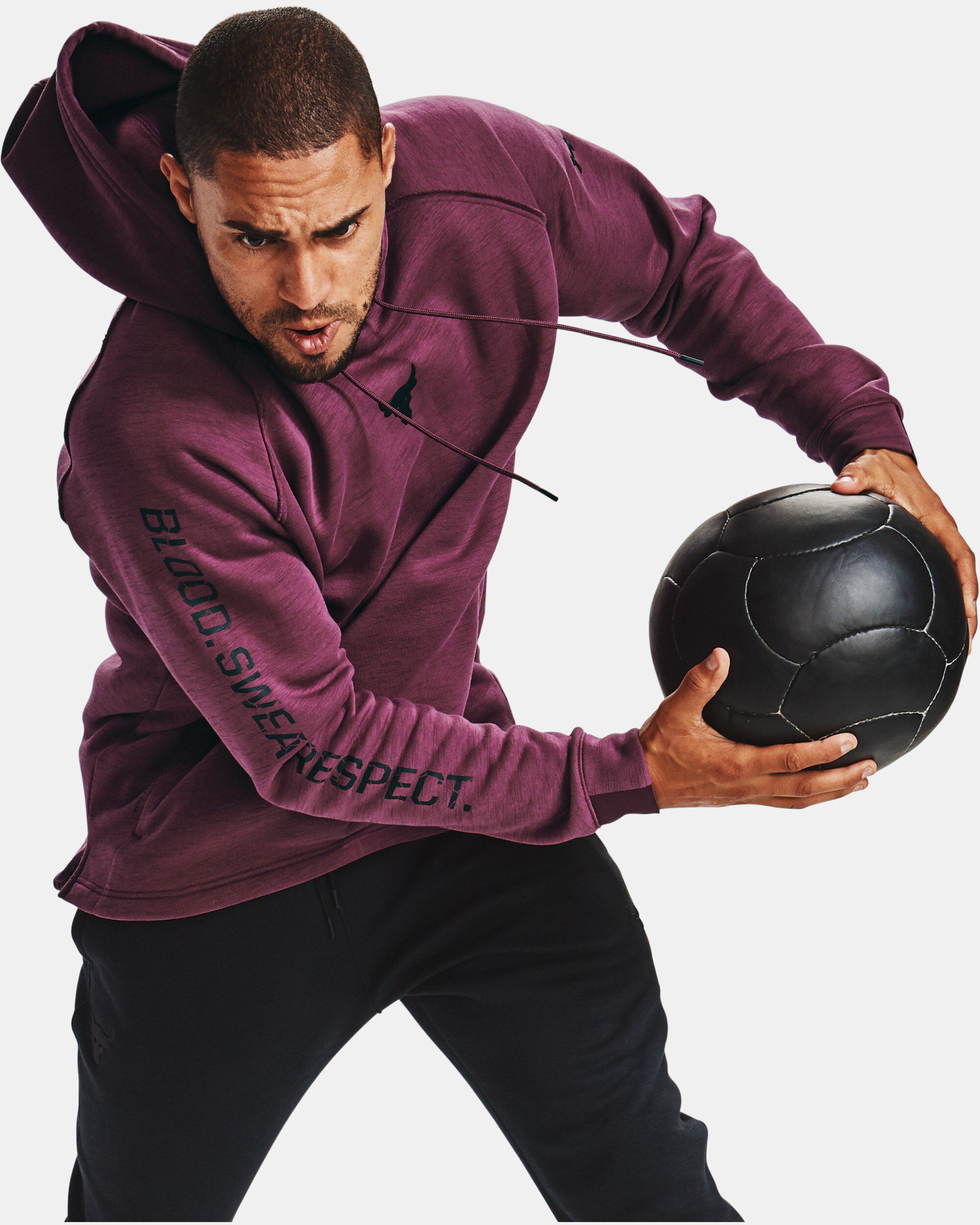 Under armour top charged cotton hoodie