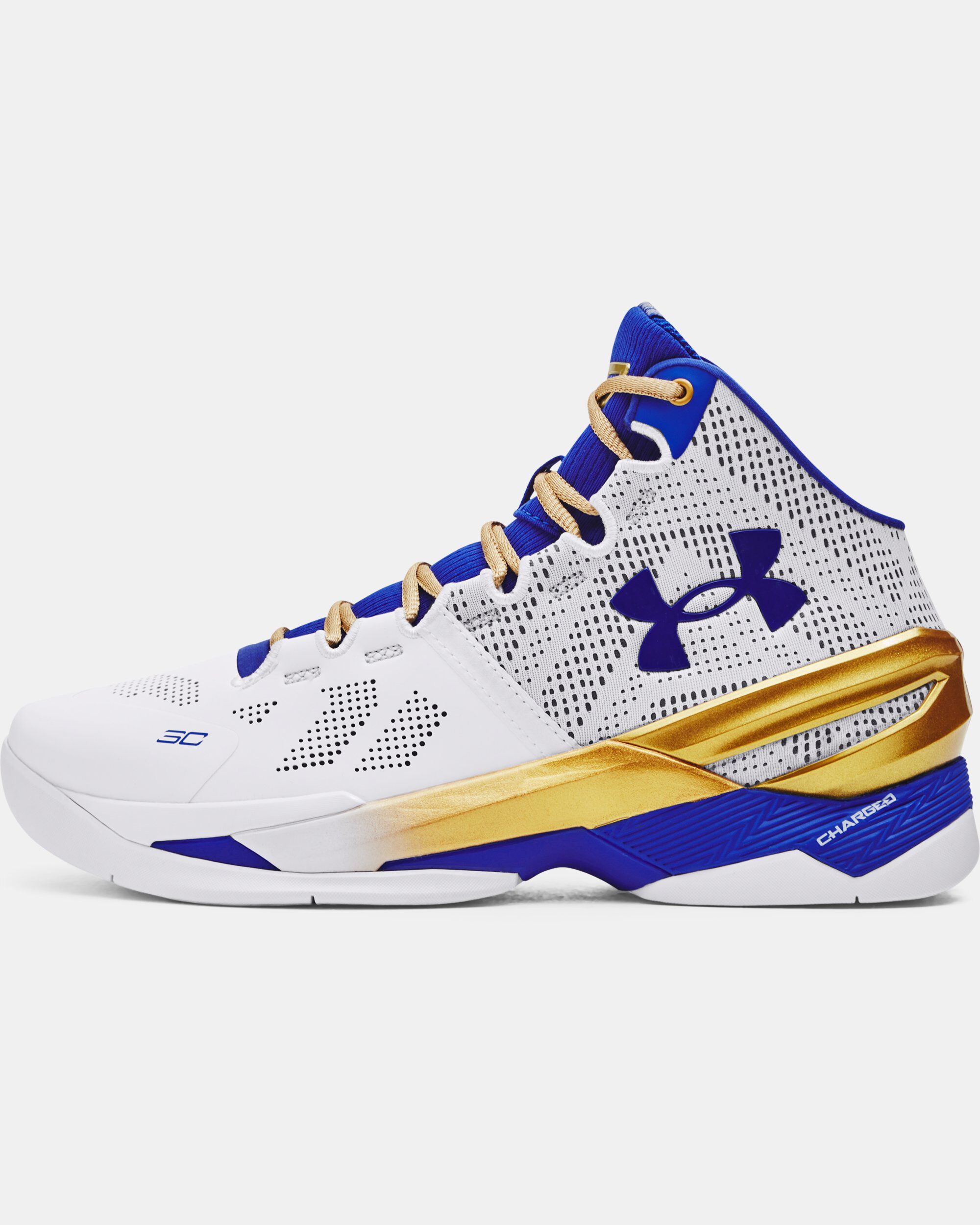 Buy Unisex Curry 2 Basketball Shoes White in KSA Under Armour