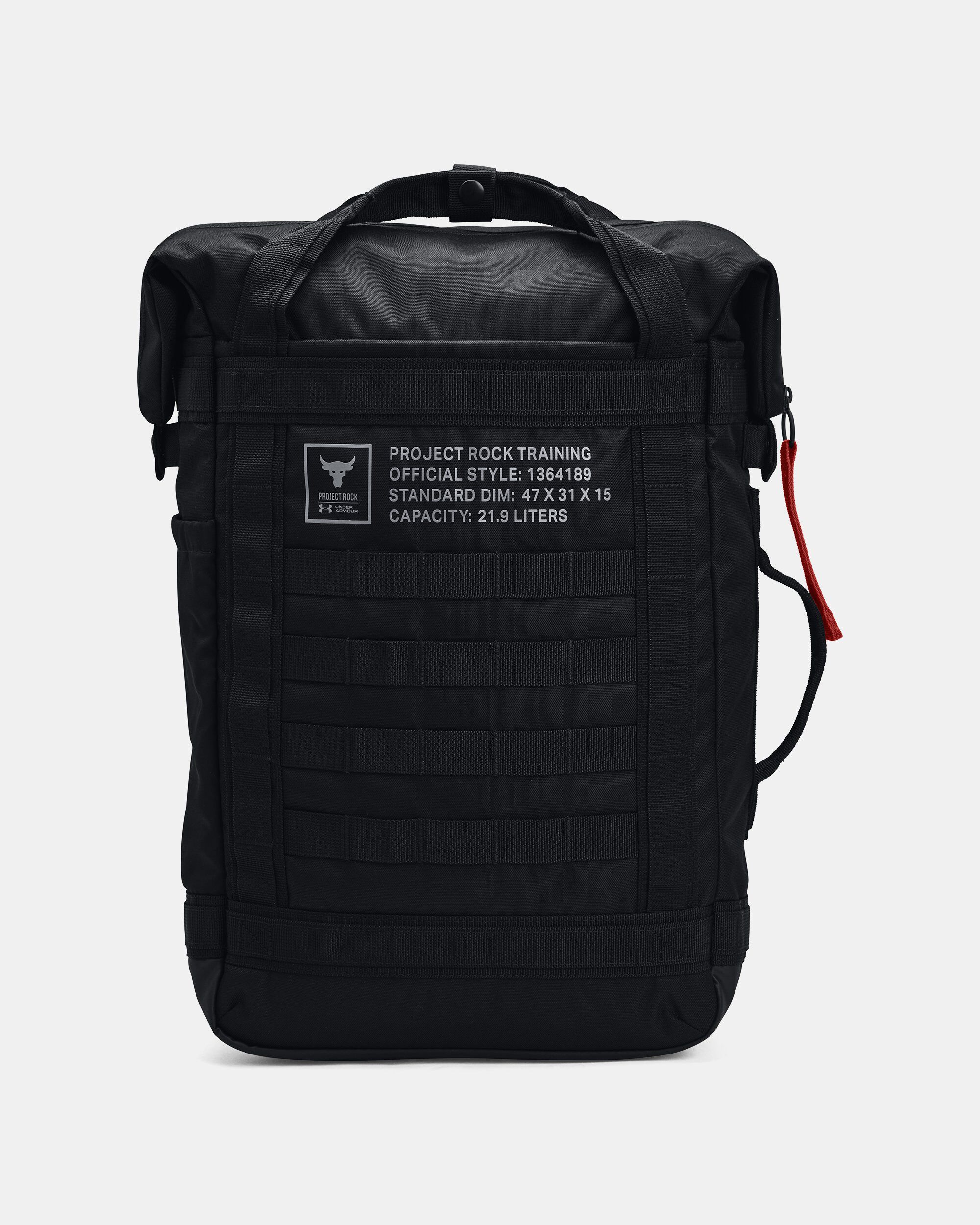 Under Armour Project Rock Box Duffle Backpack Black in KSA