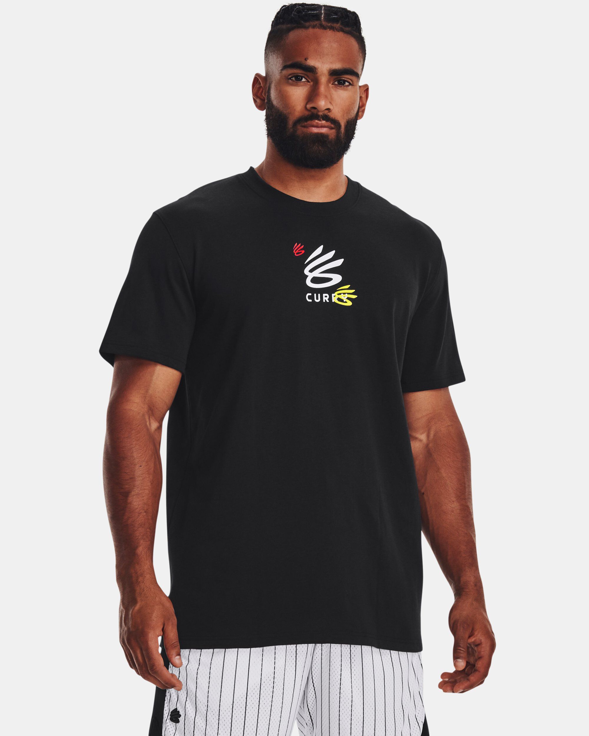 Under Armour Men s Curry 3 s Heavyweight Short Sleeve Black in KSA