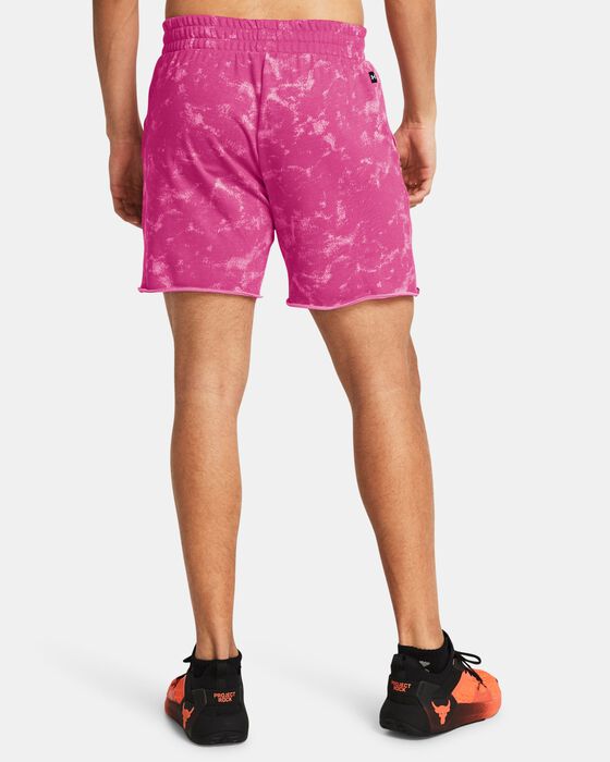 Men's Project Rock Terry Printed UG Shorts image number 1