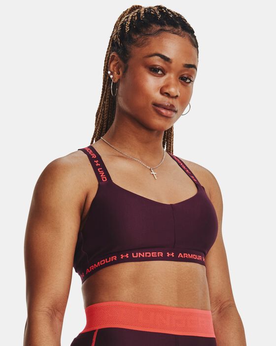 Buy Under Armour Women's Crossback Sports Bra Black in KSA -SSS