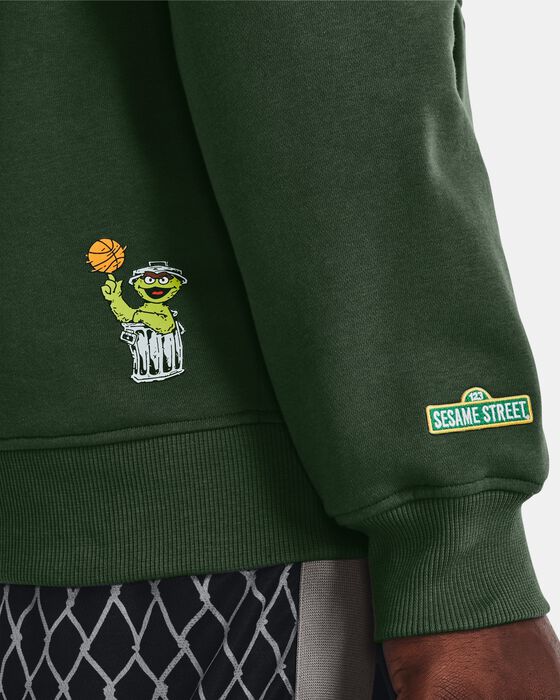 Men's Curry Sesame Street Grouch Hoodie image number 2