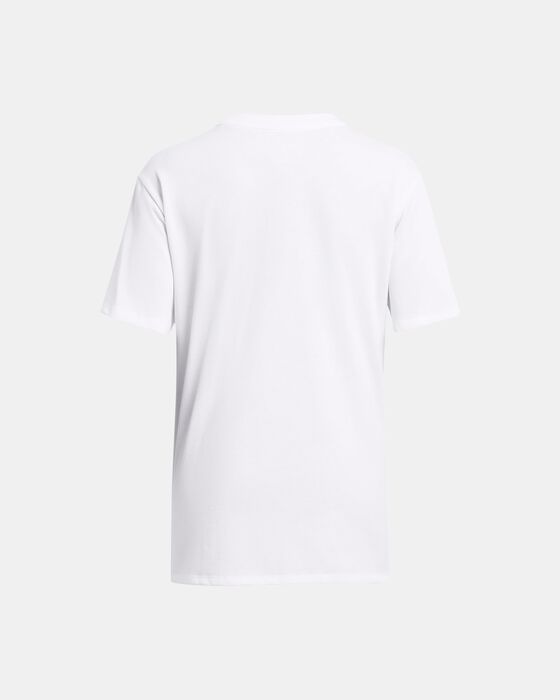 Women's UA Heavyweight Embroidered Patch Boyfriend Oversized Short Sleeve image number 3