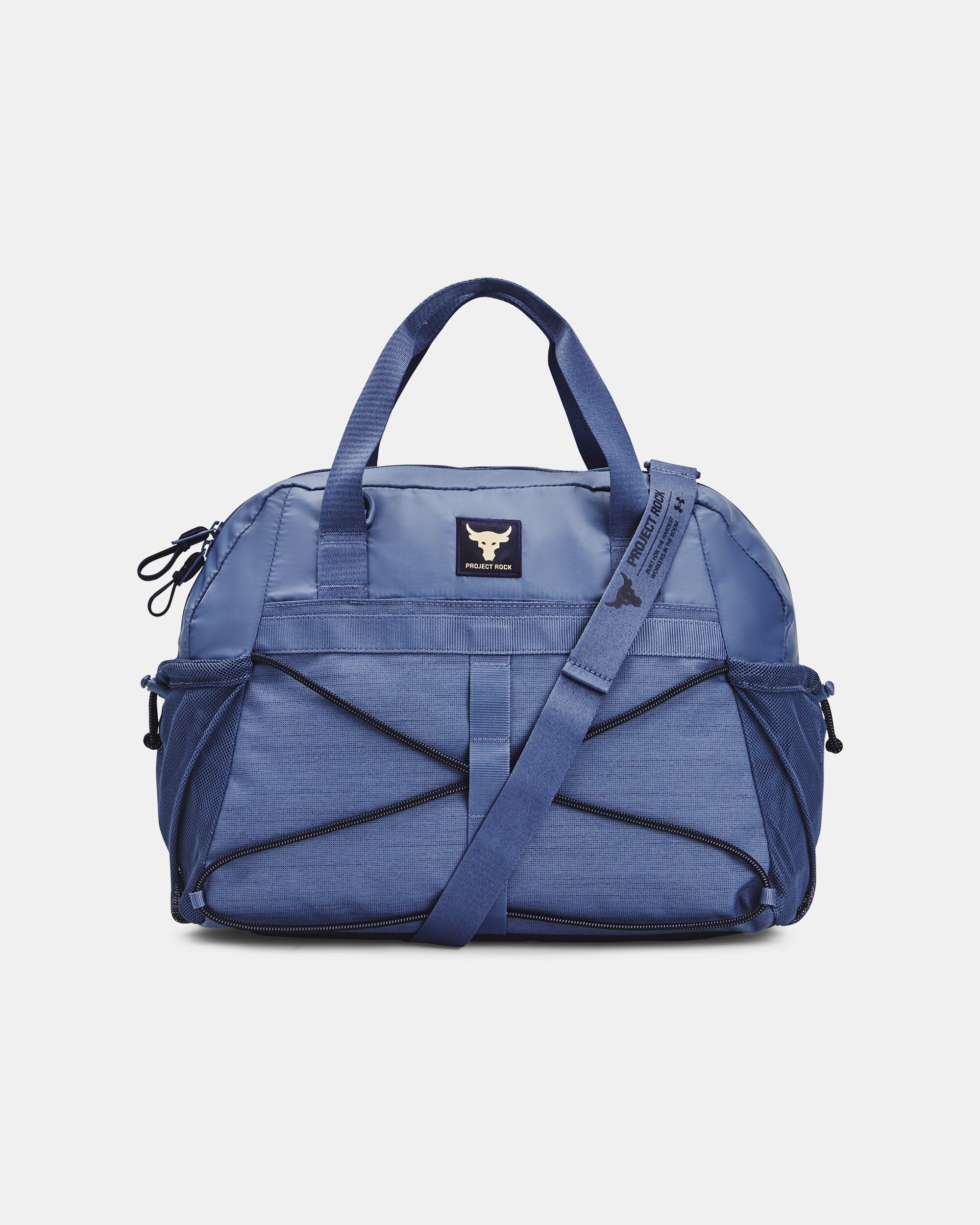 Under Armour Women s Project Rock Small Gym Bag Blue in KSA