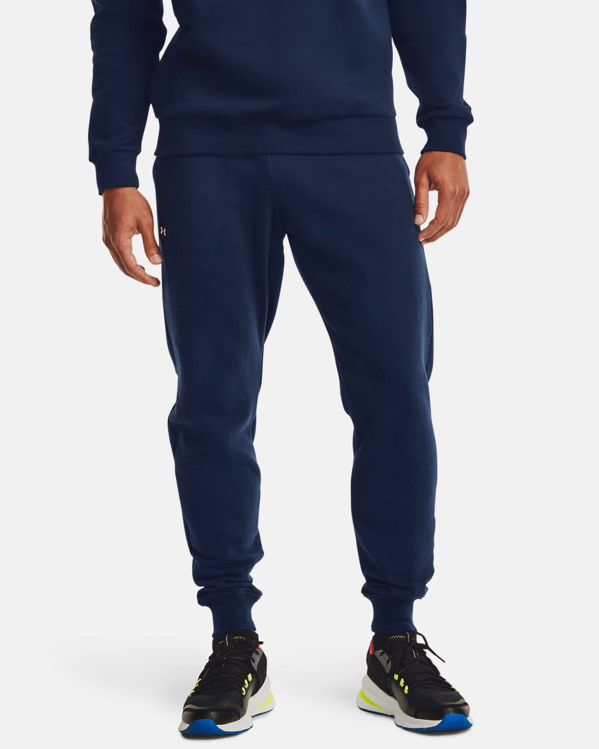 Under armour rival shop fleece joggers blue