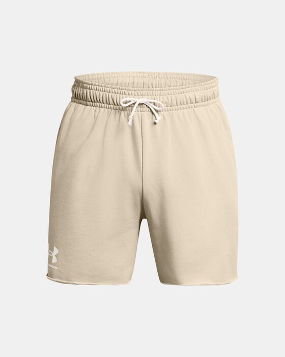 Men's UA Rival Terry 6" Shorts image number 4