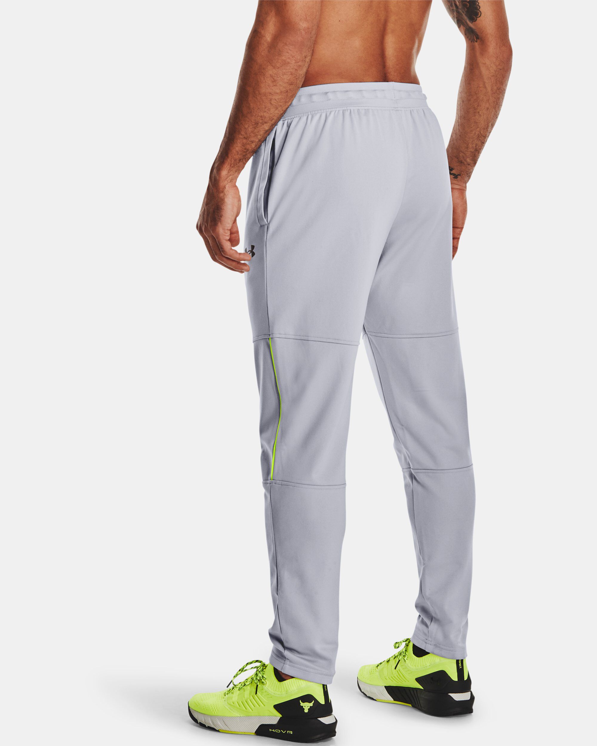 Under Armour Men s Project Rock Knit Track Pants Grey in KSA