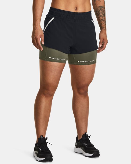 Women's Project Rock Flex Woven Leg Day Shorts image number 0