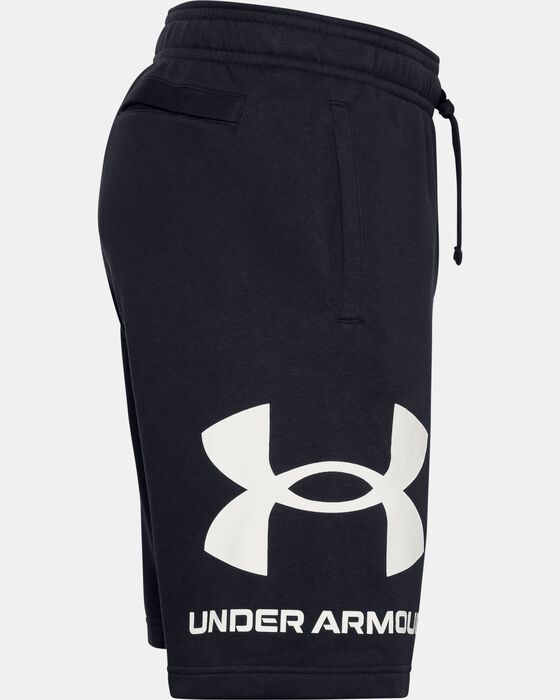 Men's UA Rival Fleece Big Logo Shorts image number 6