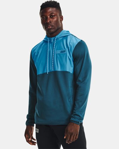 هودي ارمر Fleece® ستورم بسحاب قصير للرجال