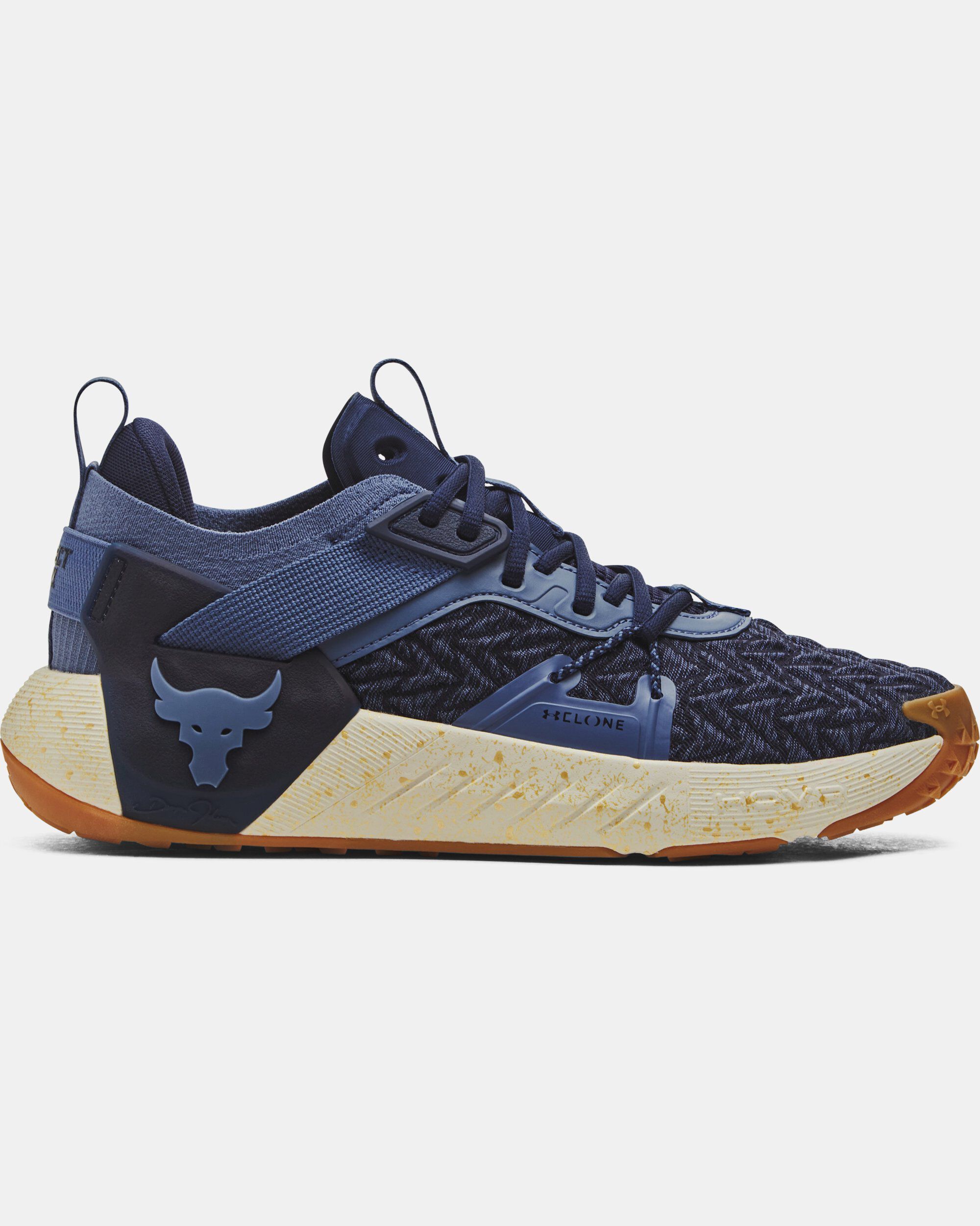 Buy Men s Project Rock 6 Training Shoes Blue in KSA Under Armour
