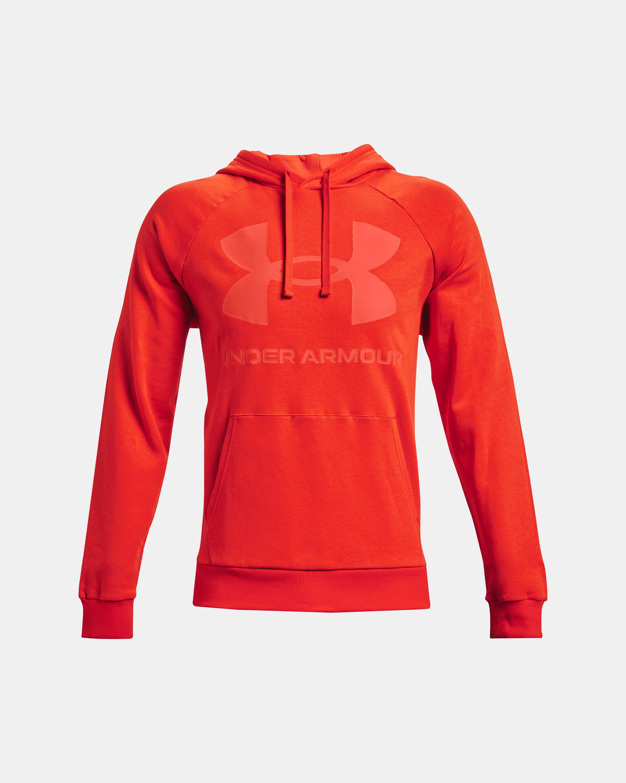 Under Armour Men s UA Rival Fleece Big Logo Hoodie Orange in KSA