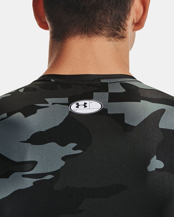 Men's UA Iso-Chill Compression Printed Short Sleeve image number 3